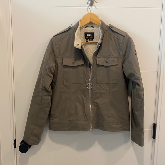 Helly Hansen Tan lined jacket size small - Picture 2 of 14
